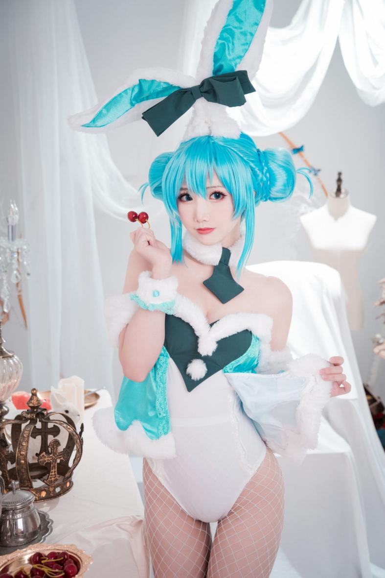 人气动漫Coser@面饼仙儿 初音兔女郎 [17P139MB] - 图片4