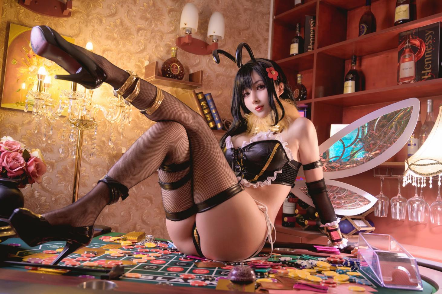 知名动漫Coser@rioko凉凉子 蒂法little bee [25P502MB] - 图片5