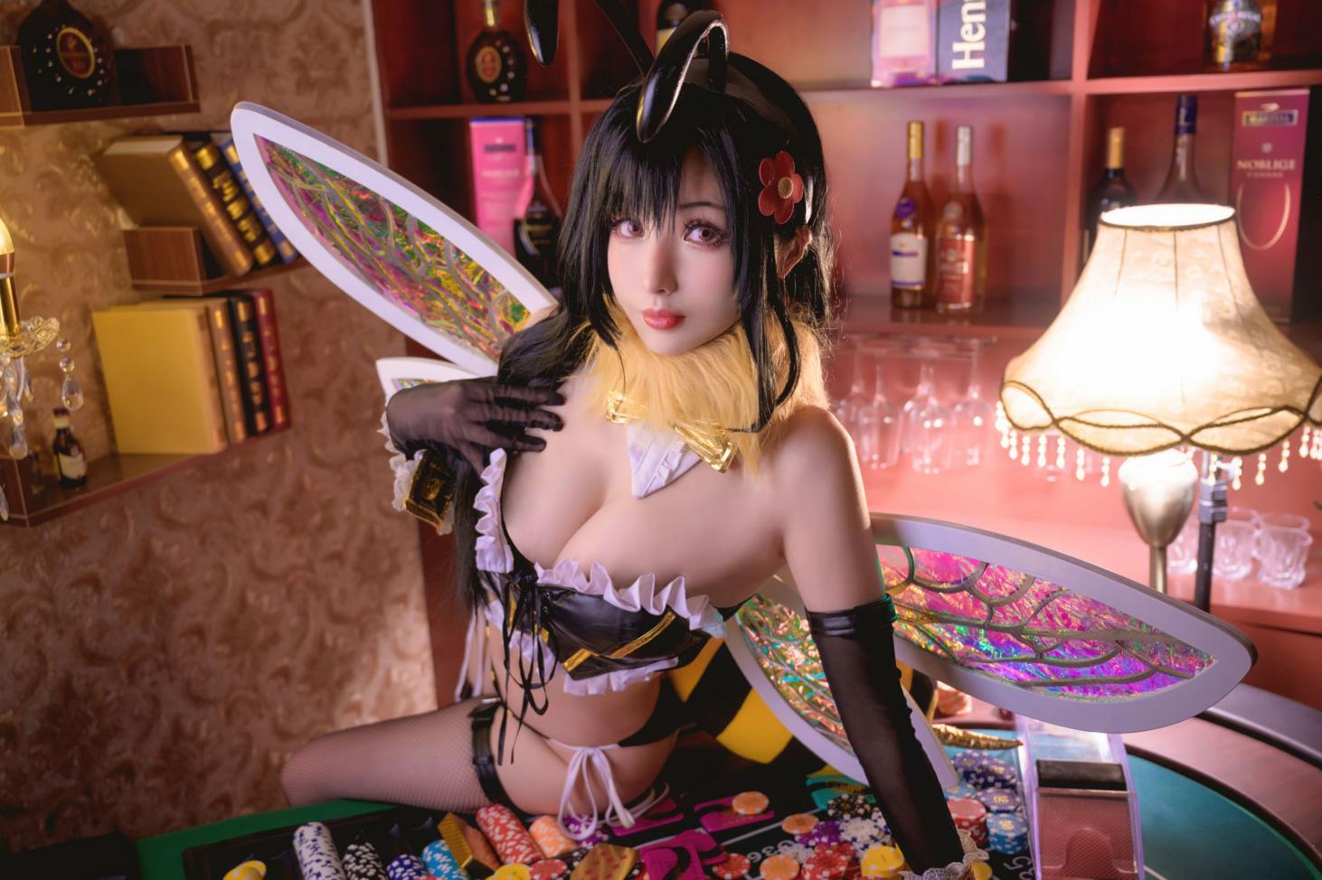知名动漫Coser@rioko凉凉子 蒂法little bee [25P502MB] - 图片3