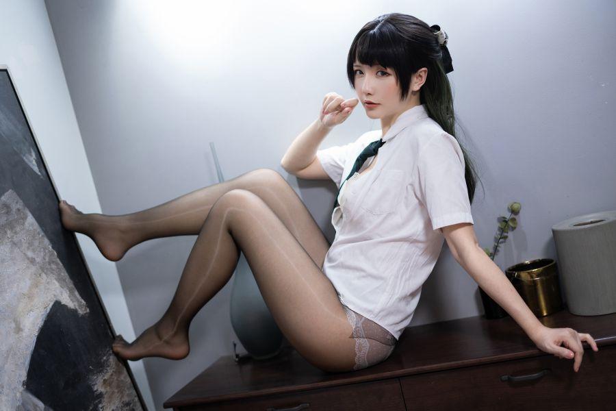 微博红人@星之迟迟 JK-绿 [125P1V1.16G] - 图片7