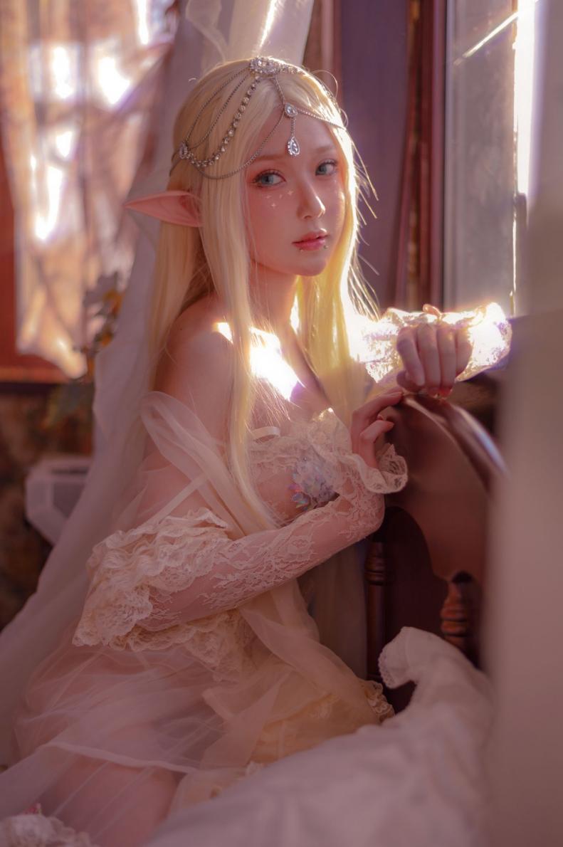 动漫博主@阿包也是兔娘 精灵 [25P254MB] - 图片2