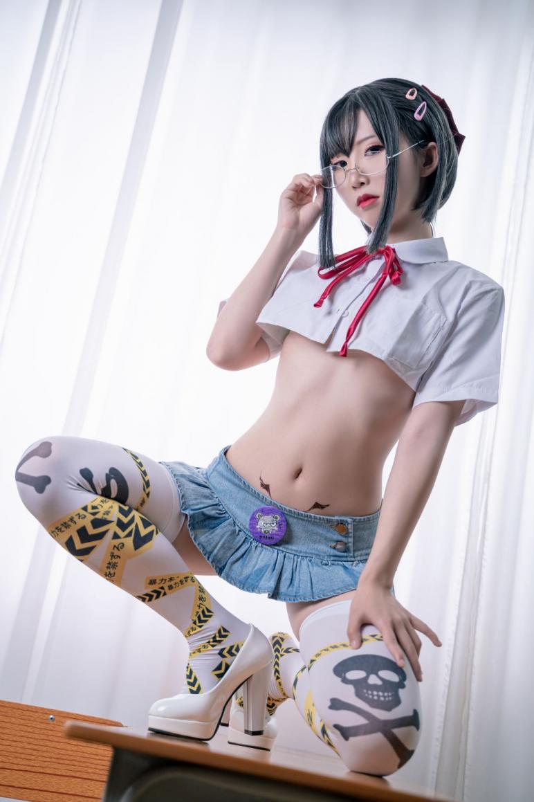 人气动漫Coser@面饼仙儿 短校服胶带 [32P475MB] - 图片7