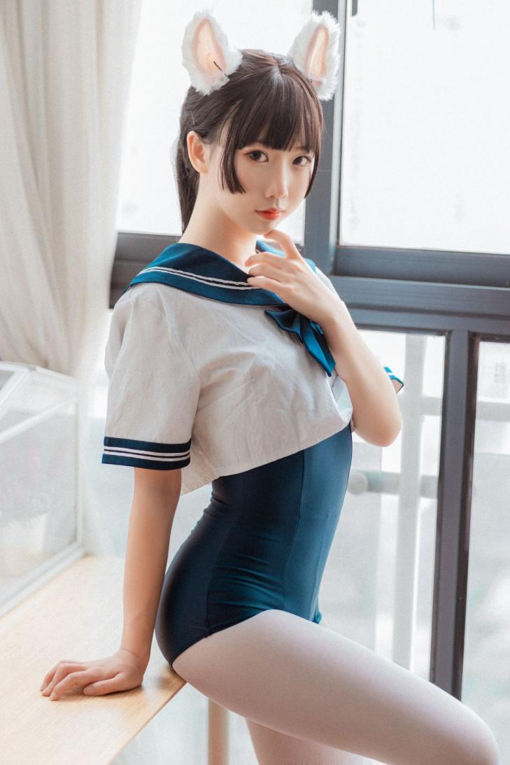 人气动漫Coser@面饼仙儿 水手服 死库水 [35P291MB] - 图片4