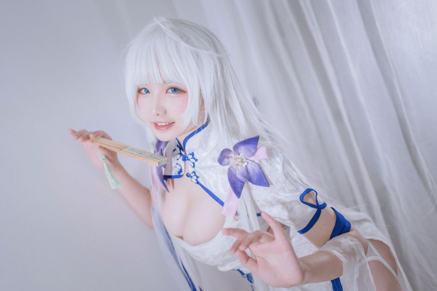 人气Coser@阿半今天很开心 光辉旗袍 [33P146MB] - 图片4