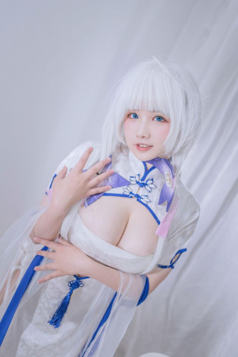人气Coser@阿半今天很开心 光辉旗袍 [33P146MB] - 图片6