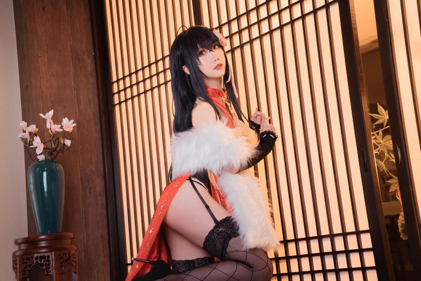人气动漫Coser@面饼仙儿 大凤旗袍 [30P383MB] - 图片5