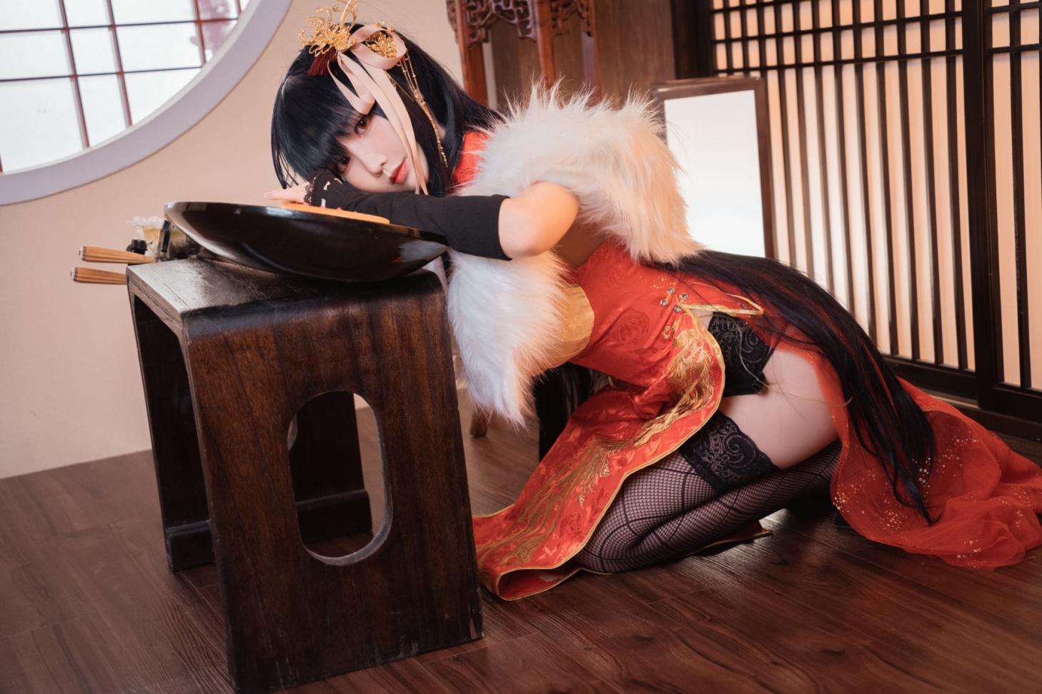 人气动漫Coser@面饼仙儿 大凤旗袍 [30P383MB] - 图片6