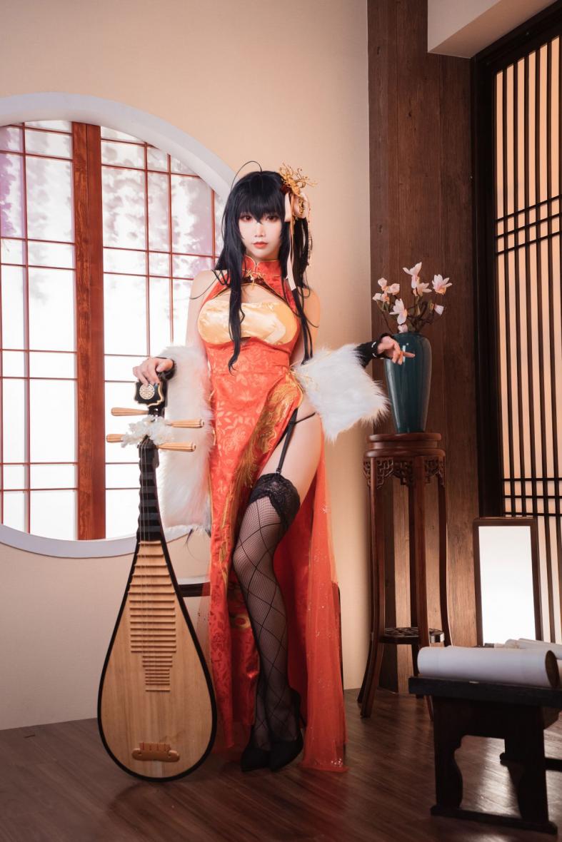 人气动漫Coser@面饼仙儿 大凤旗袍 [30P383MB]