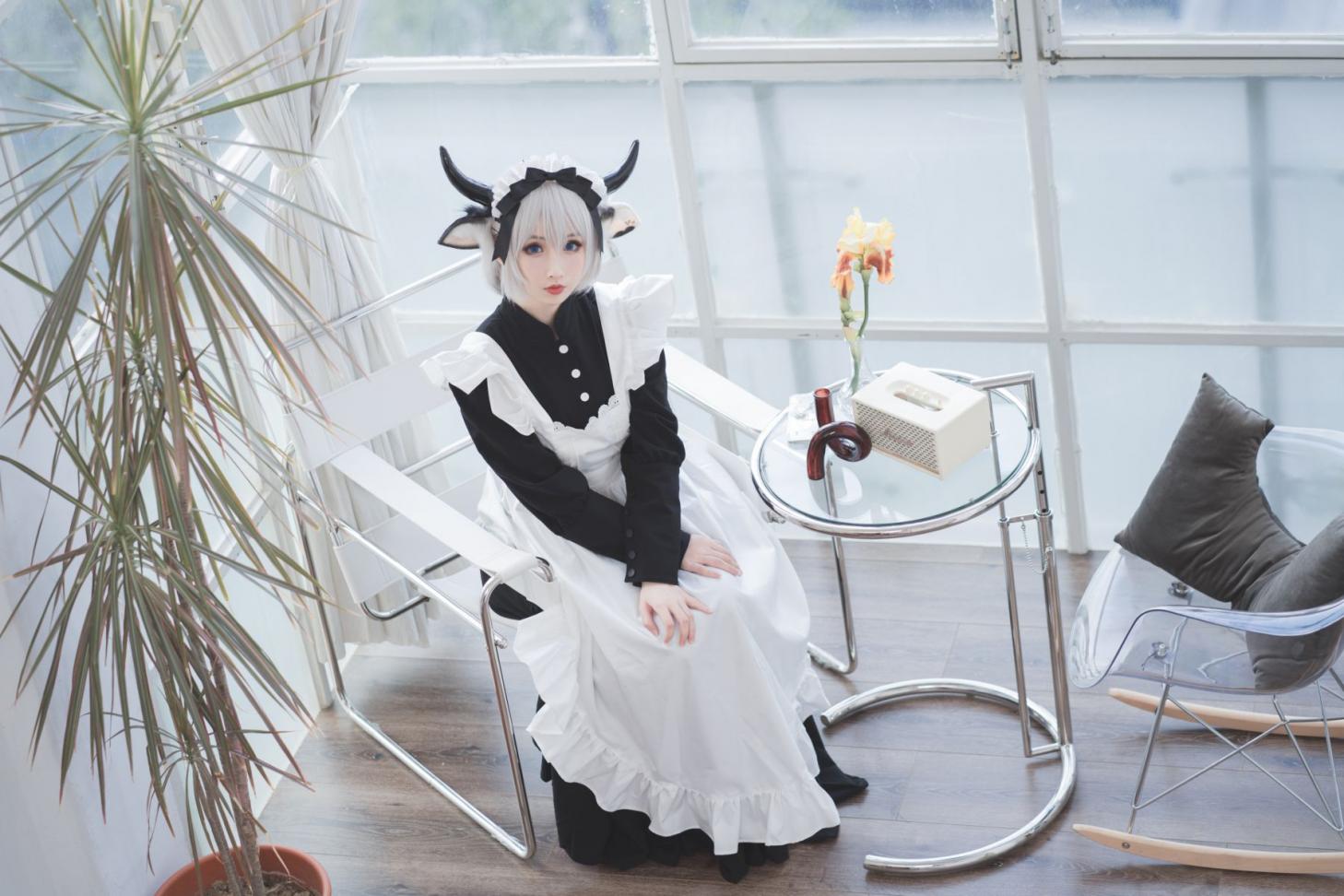 知名动漫Coser@rioko凉凉子 贴心的牛奶女仆 [45P465MB] - 图片2