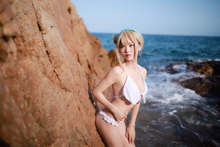 微博人气Coser@抖娘-利世 海边索米 [30P88MB] - 图片7