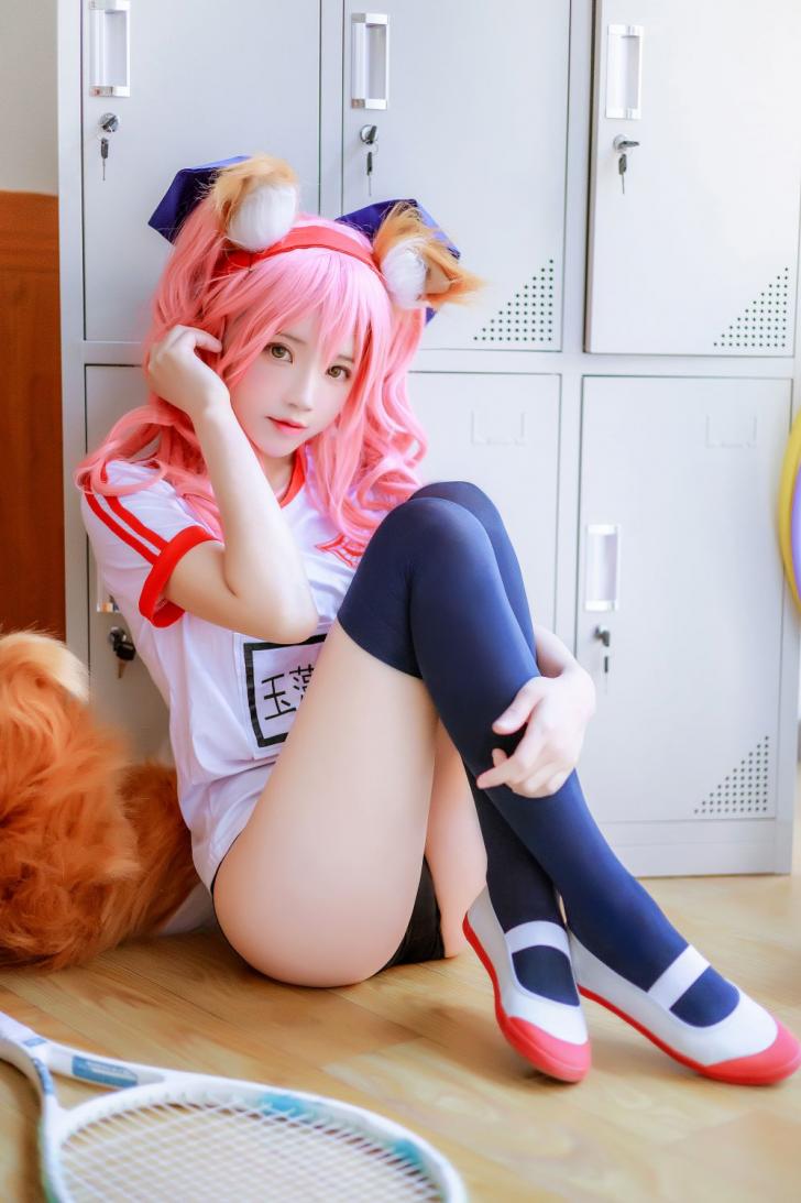 人气Coser@桜桃喵 玉藻前体操服 [31P571MB] - 图片3