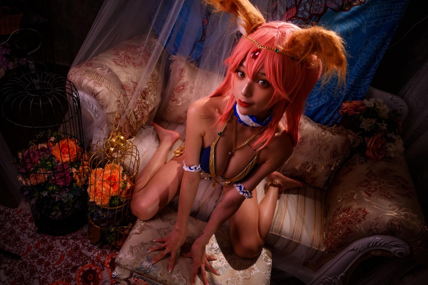 人气Coser@舞小喵 玉藻前舞娘 [52P182MB]