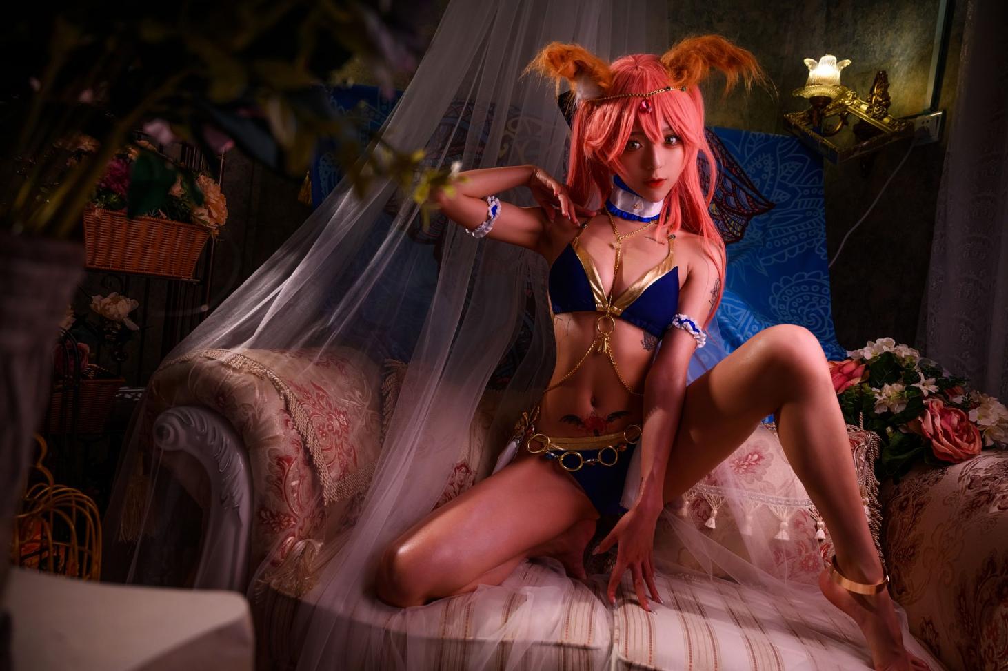 人气Coser@舞小喵 玉藻前舞娘 [52P182MB] - 图片6