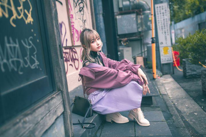 台湾Coser@ElyEE子 Pale Lavender [54P210MB] - 图片5