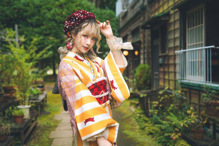 台湾Coser@ElyEE子 Retro Kimono II [62P282MB] - 图片3
