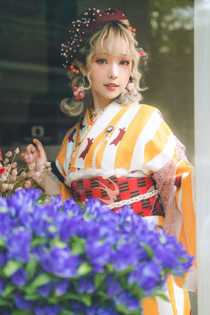 台湾Coser@ElyEE子 Retro Kimono II [62P282MB] - 图片4