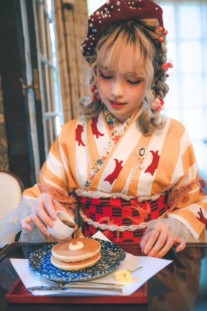 台湾Coser@ElyEE子 Retro Kimono II [62P282MB] - 图片8