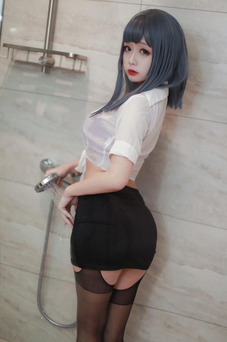 网紅Coser@疯猫ss OL (双11) [40P4V598MB] - 图片8