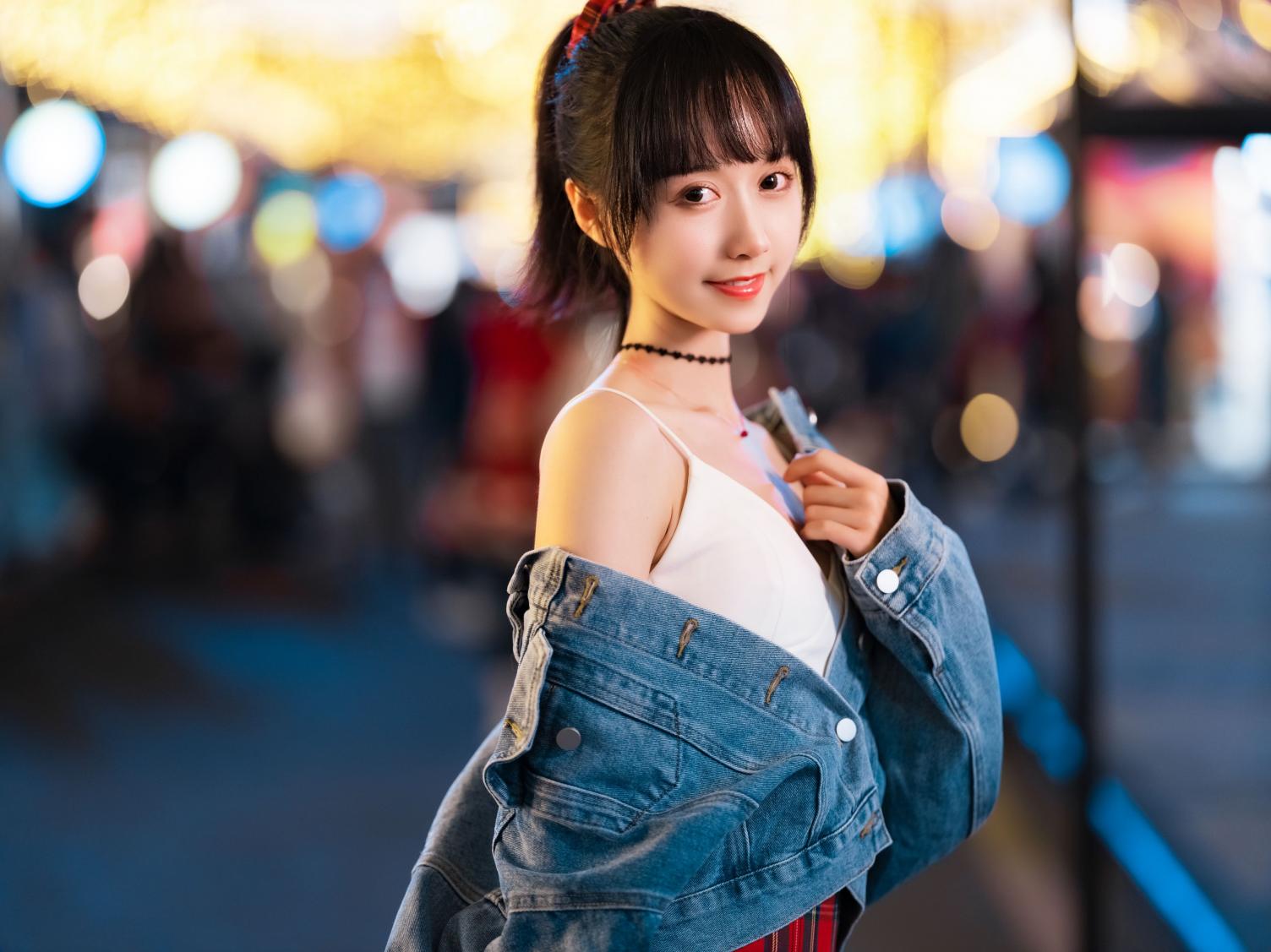 网紅Coser@木绵绵OwO 都市夜恋 [26P2.01G] - 图片4