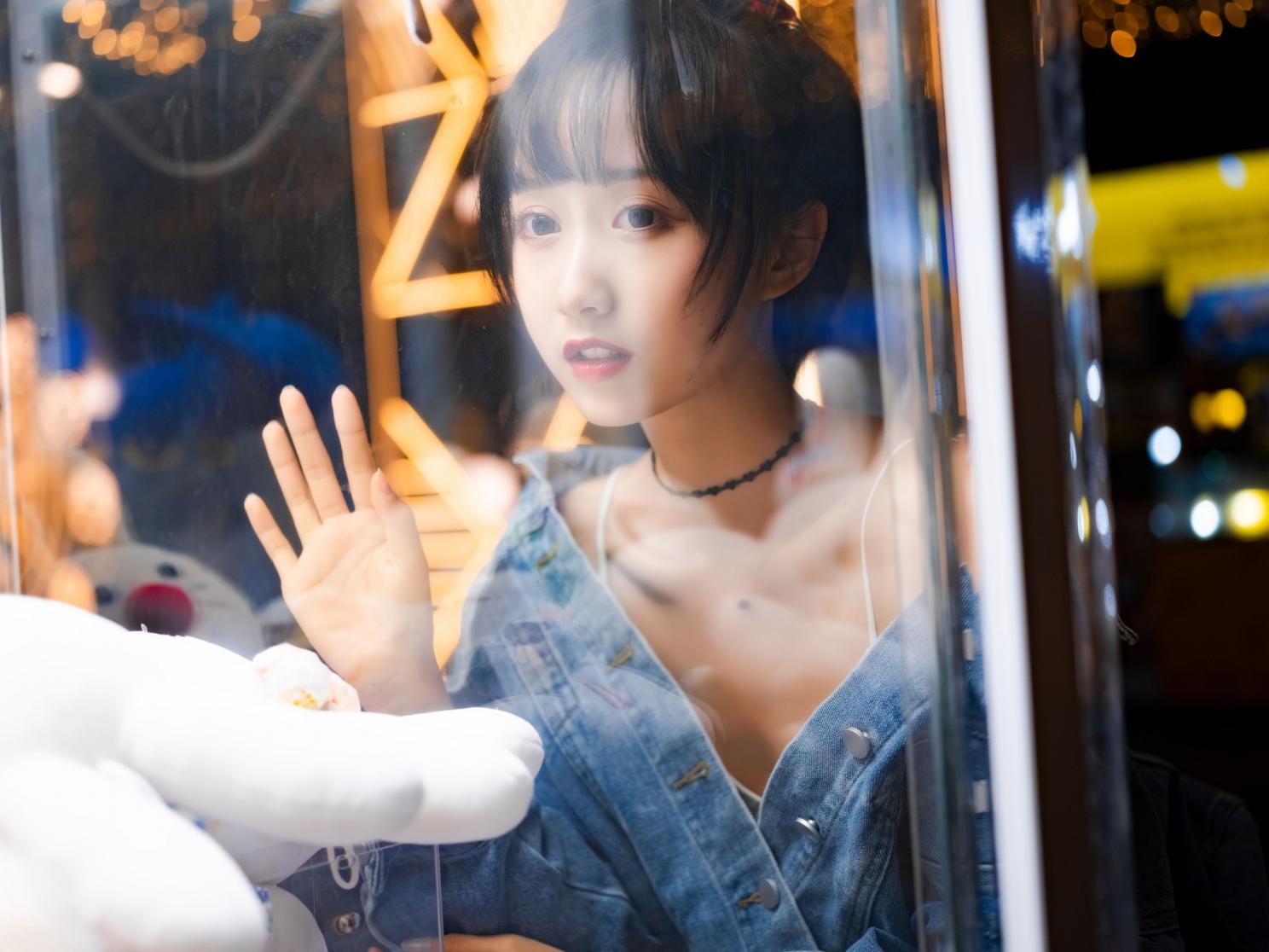 网紅Coser@木绵绵OwO 都市夜恋 [26P2.01G] - 图片7