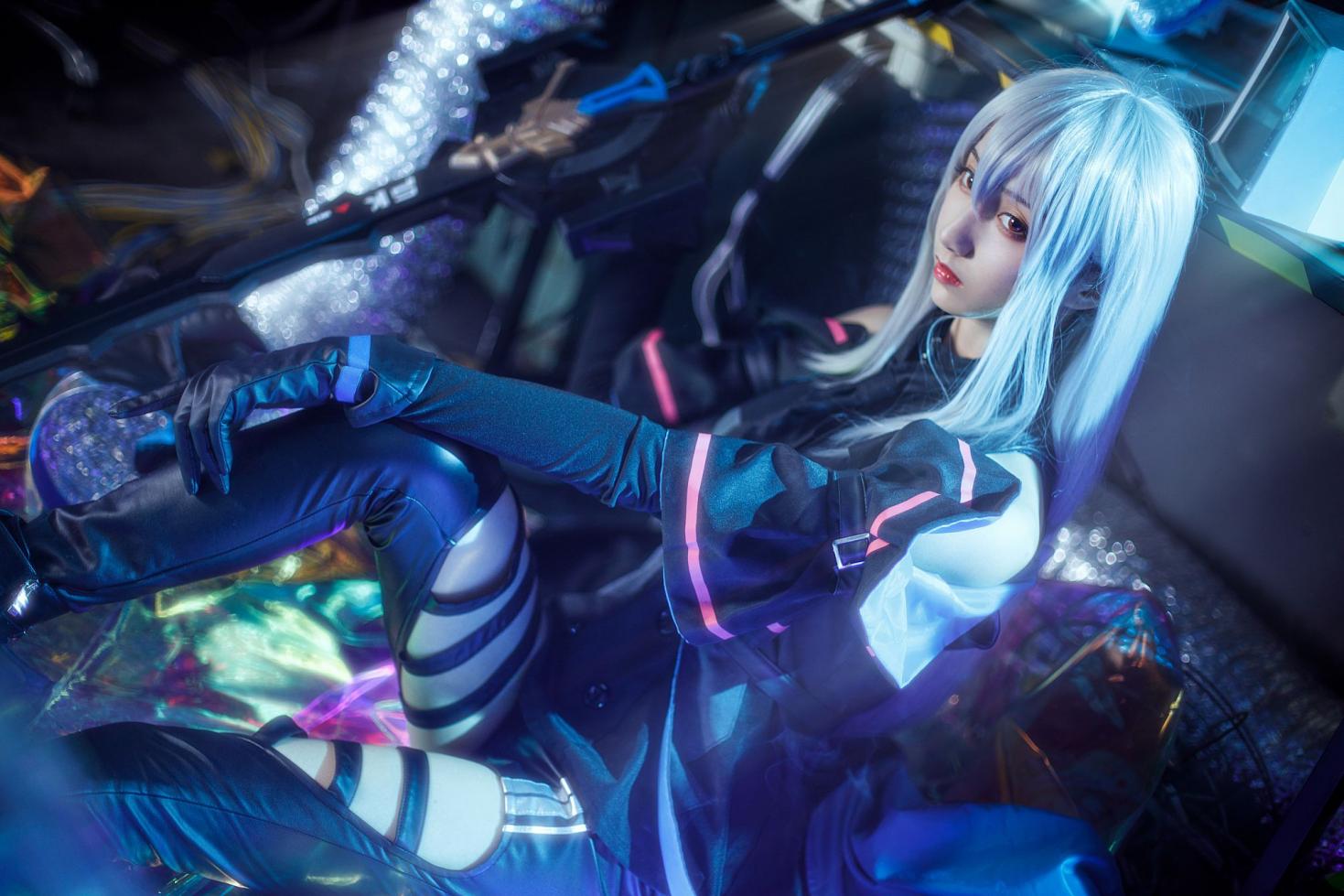 网紅Coser@木绵绵OwO 斯卡蒂COS [16P468MB]