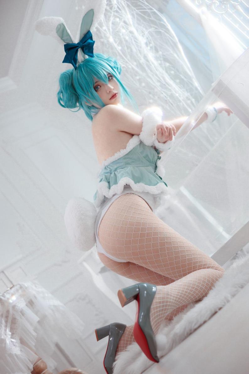网紅Coser@疯猫ss miku初音兔女郎 [25P343MB] - 图片7