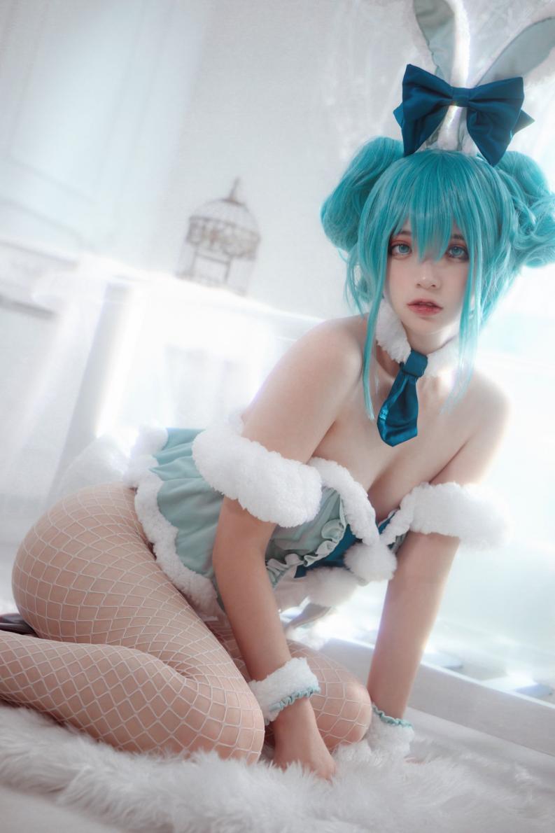 网紅Coser@疯猫ss miku初音兔女郎 [25P343MB] - 图片5