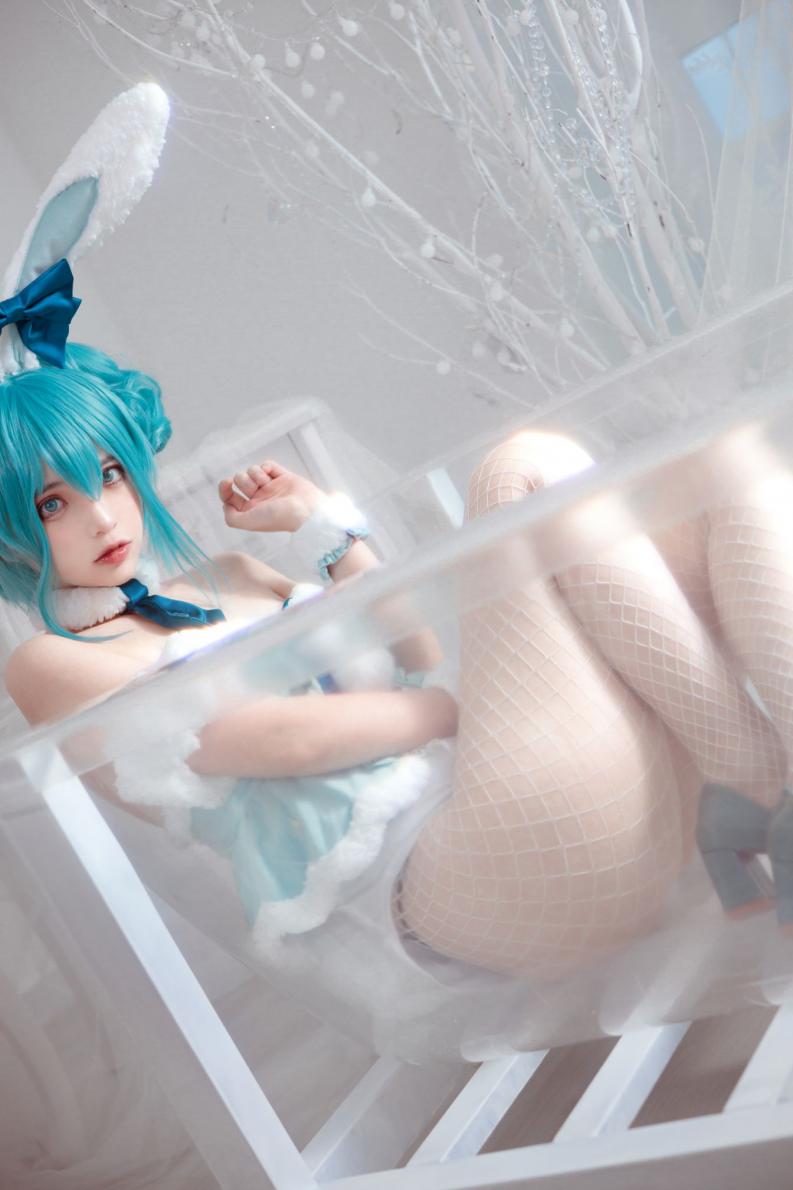 网紅Coser@疯猫ss miku初音兔女郎 [25P343MB] - 图片8