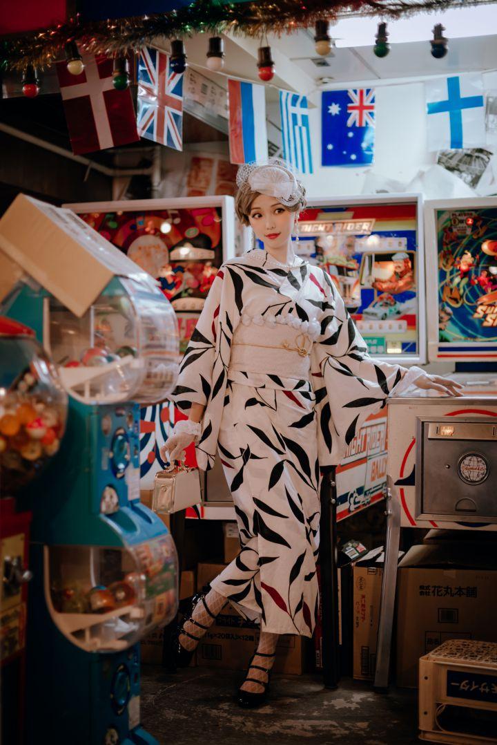 台湾Coser@ElyEE子 Retro Kimono [38P124MB] - 图片7