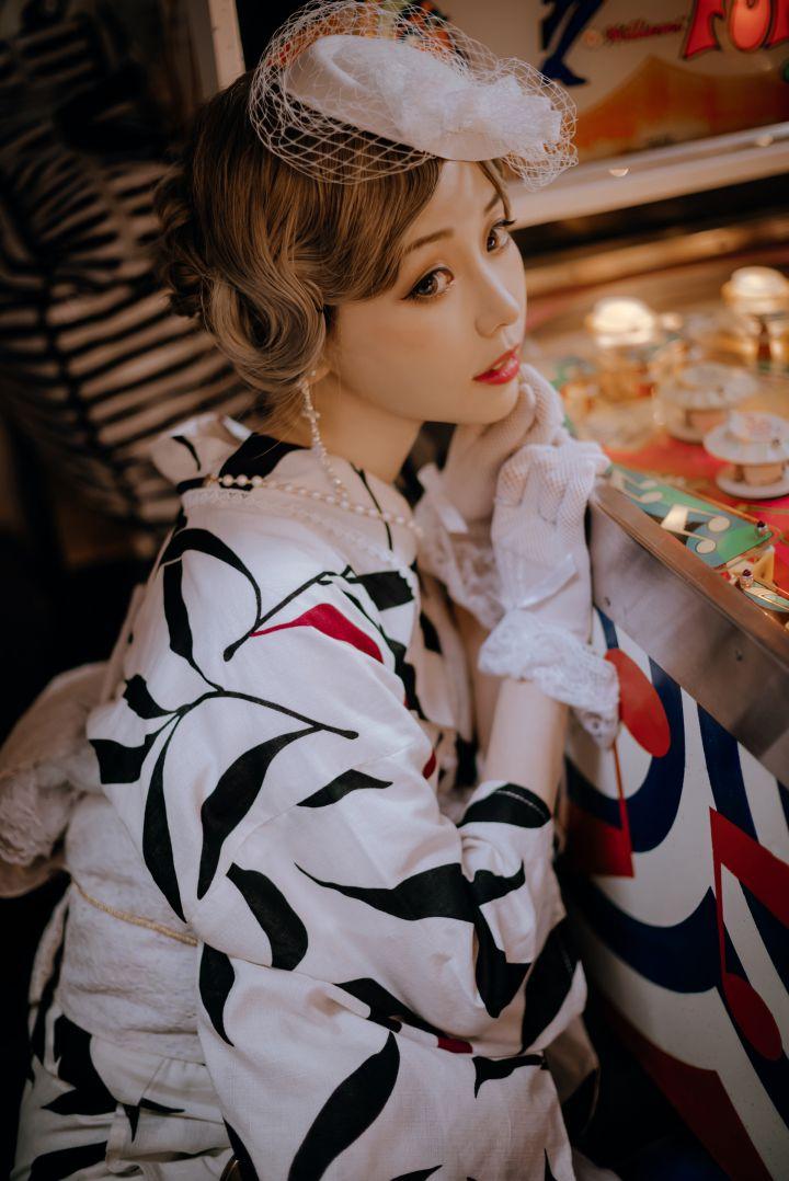 台湾Coser@ElyEE子 Retro Kimono [38P124MB] - 图片8