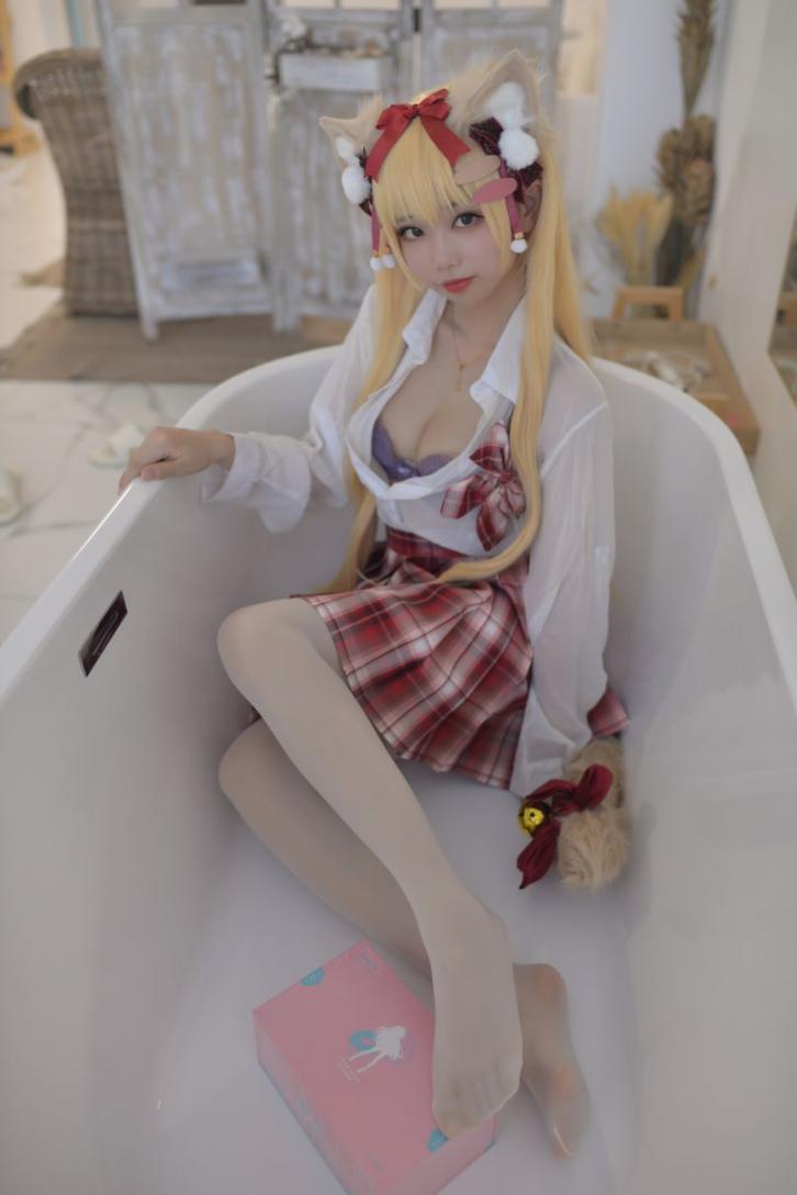 微博红人Coser@雪琪SAMA 千岛酱猫耳 [35P215MB] - 图片2