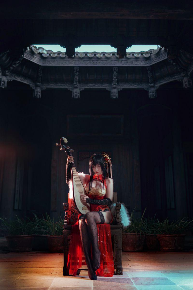 微博人气Coser@半半子 大凤旗袍 [40P140MB] - 图片3