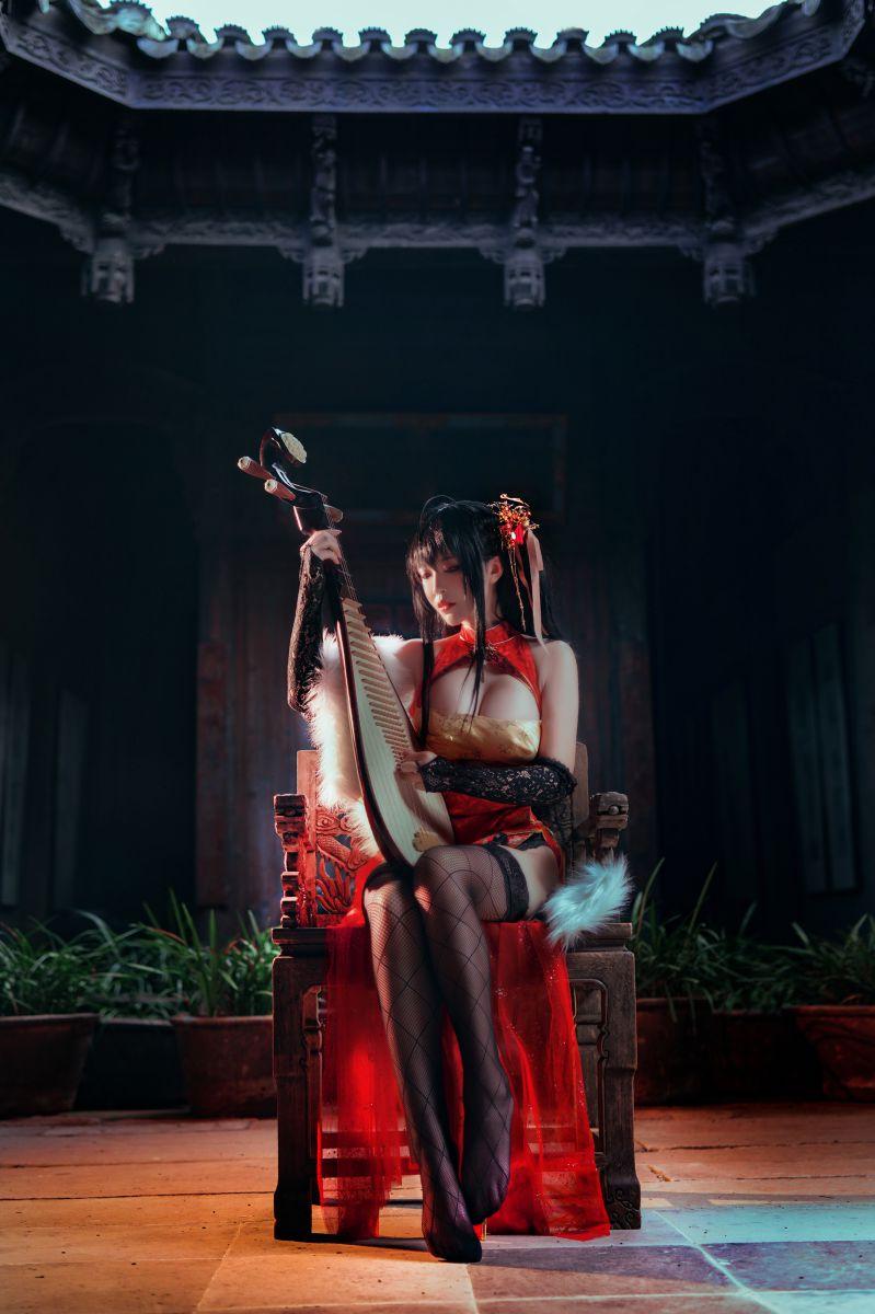 微博人气Coser@半半子 大凤旗袍 [40P140MB]