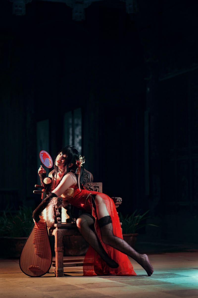 微博人气Coser@半半子 大凤旗袍 [40P140MB] - 图片6