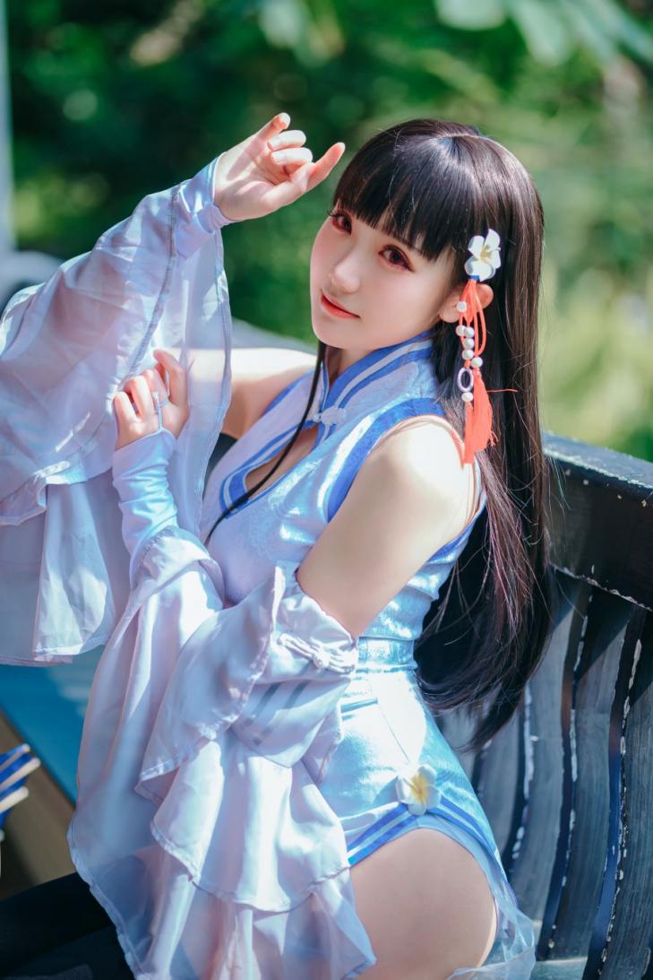 微博人气Coser@半半子 2B靡烟旗袍 [37P177MB] - 图片7
