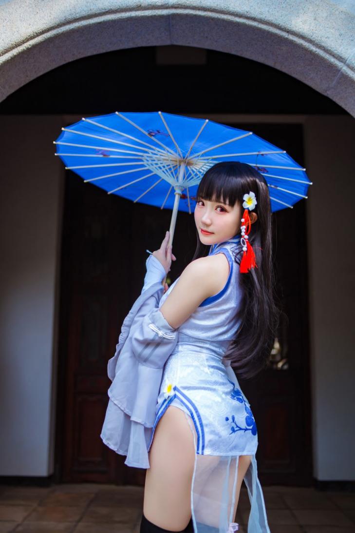 微博人气Coser@半半子 2B靡烟旗袍 [37P177MB] - 图片5