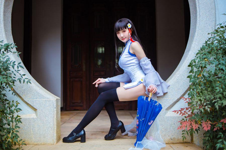 微博人气Coser@半半子 2B靡烟旗袍 [37P177MB] - 图片6