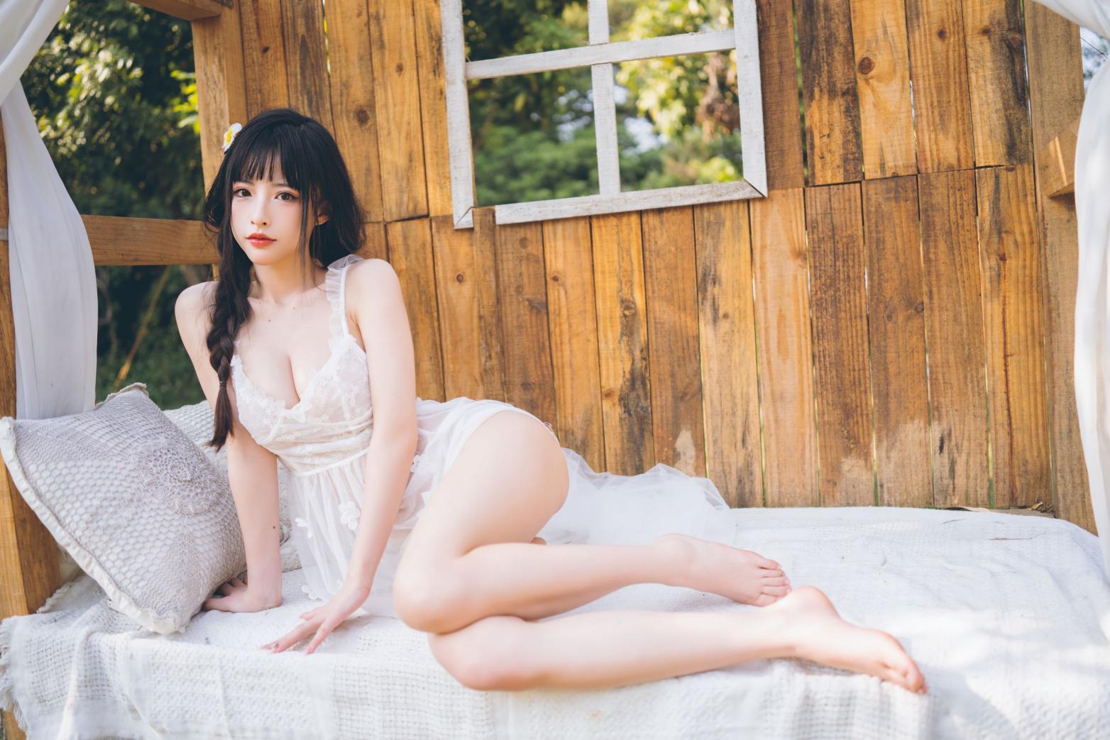 知名动漫博主@清水由乃 田园雷丝裙 [65P2.66G] - 图片5
