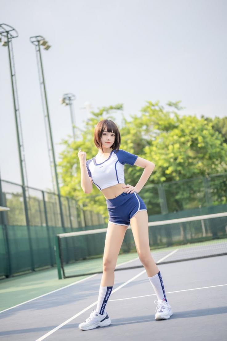 知名动漫博主@蜜汁猫裘 体操服 [50P512MB] - 图片5