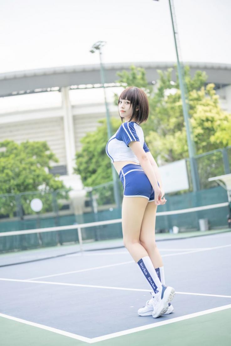 知名动漫博主@蜜汁猫裘 体操服 [50P512MB] - 图片6
