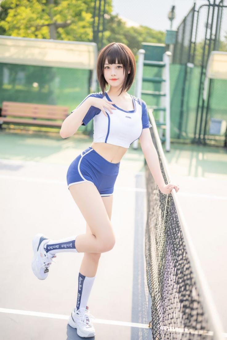 知名动漫博主@蜜汁猫裘 体操服 [50P512MB] - 图片8