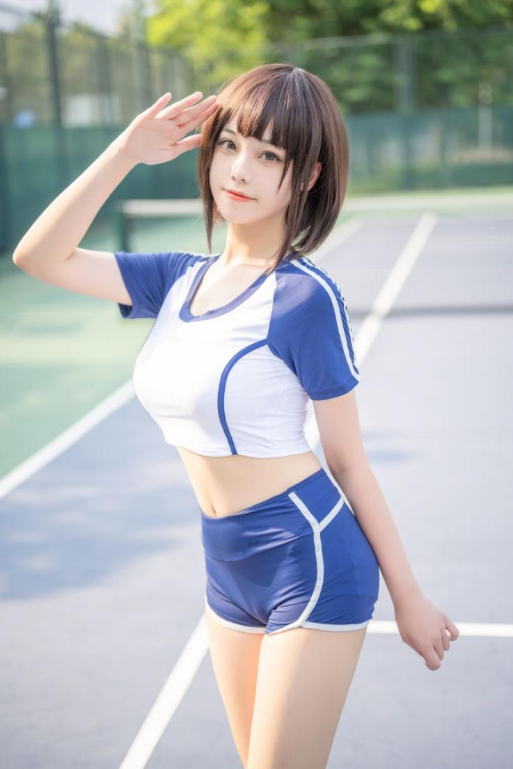 知名动漫博主@蜜汁猫裘 体操服 [50P512MB] - 图片4