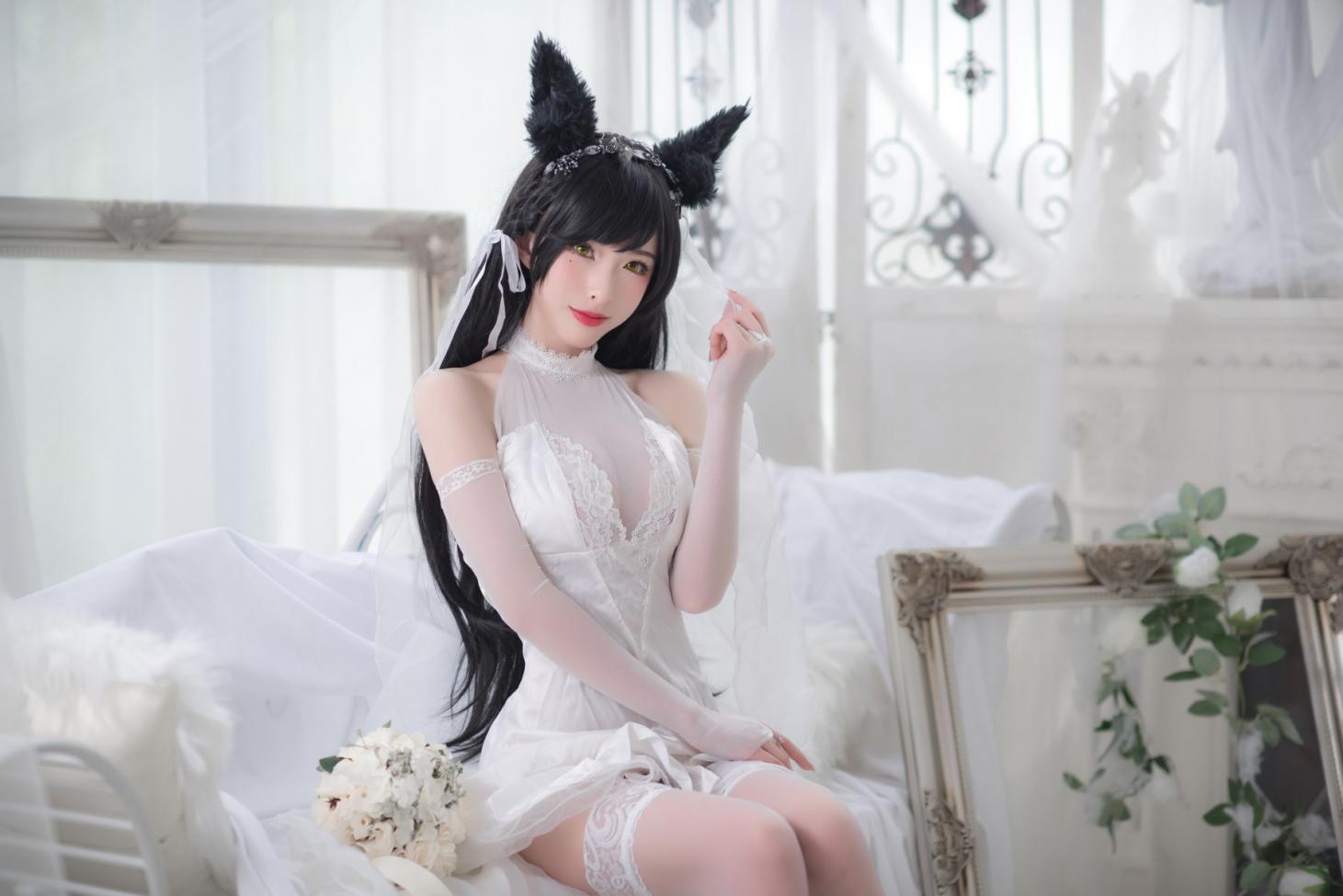 知名动漫博主@清水由乃 爱宕婚纱电子版 [49P1V1.66G] - 图片7