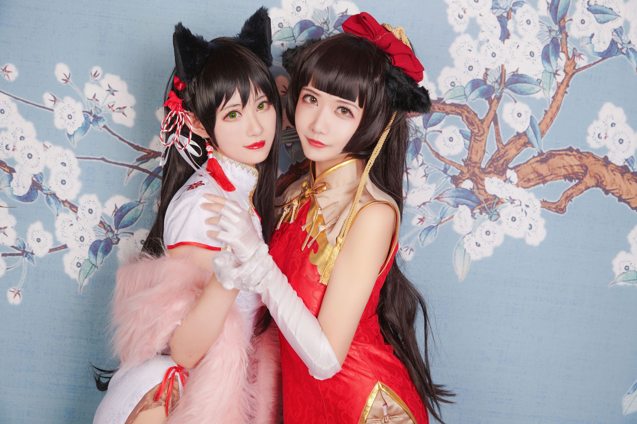 [源纱希喵喵喵] - 源纱希喵喵喵&Meiyi_烛墨 犬獒旗袍 [157 MB]
