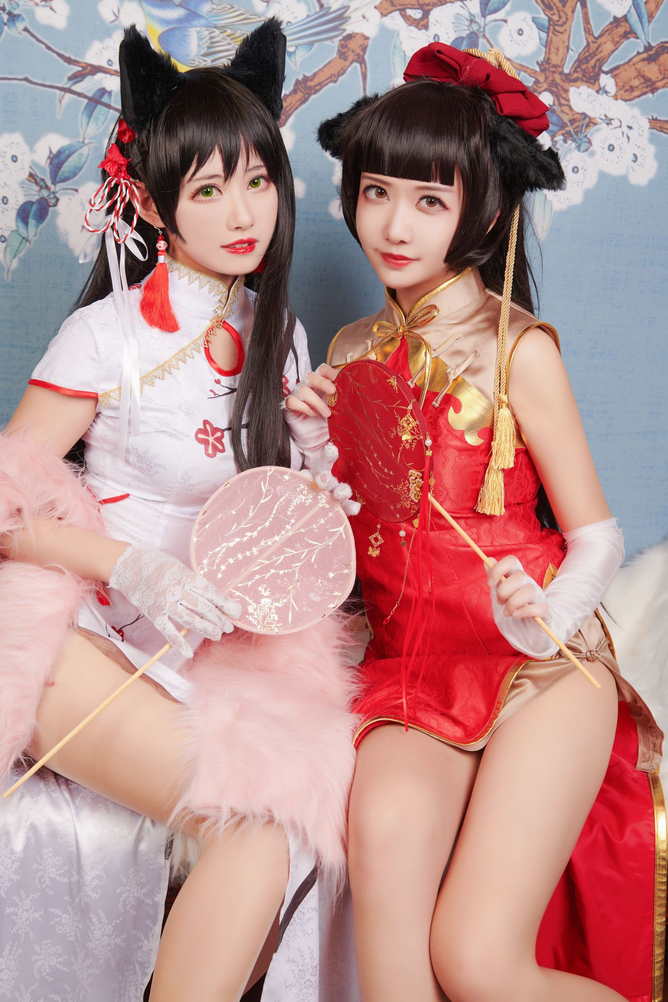 [源纱希喵喵喵] - 源纱希喵喵喵&Meiyi_烛墨 犬獒旗袍 [157 MB] - 图片4