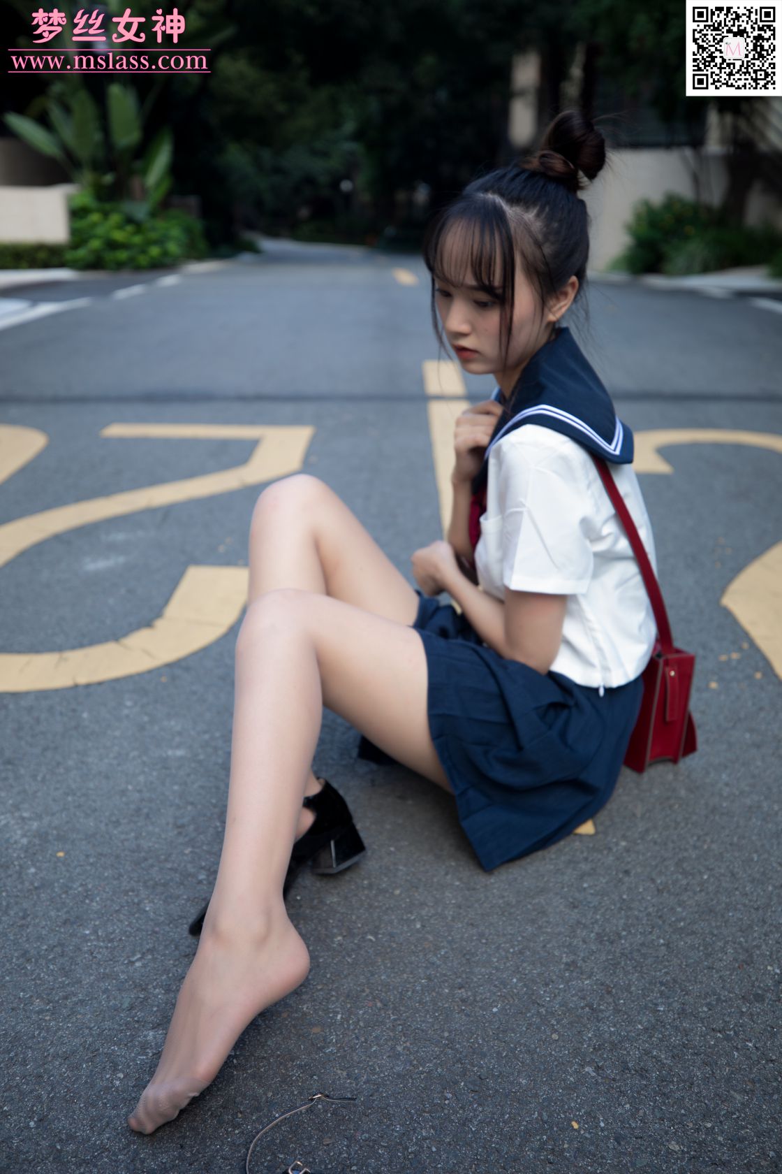 [MSLASS梦丝女神] - 玥玥 JK小女神 [1.03 GB] - 图片5
