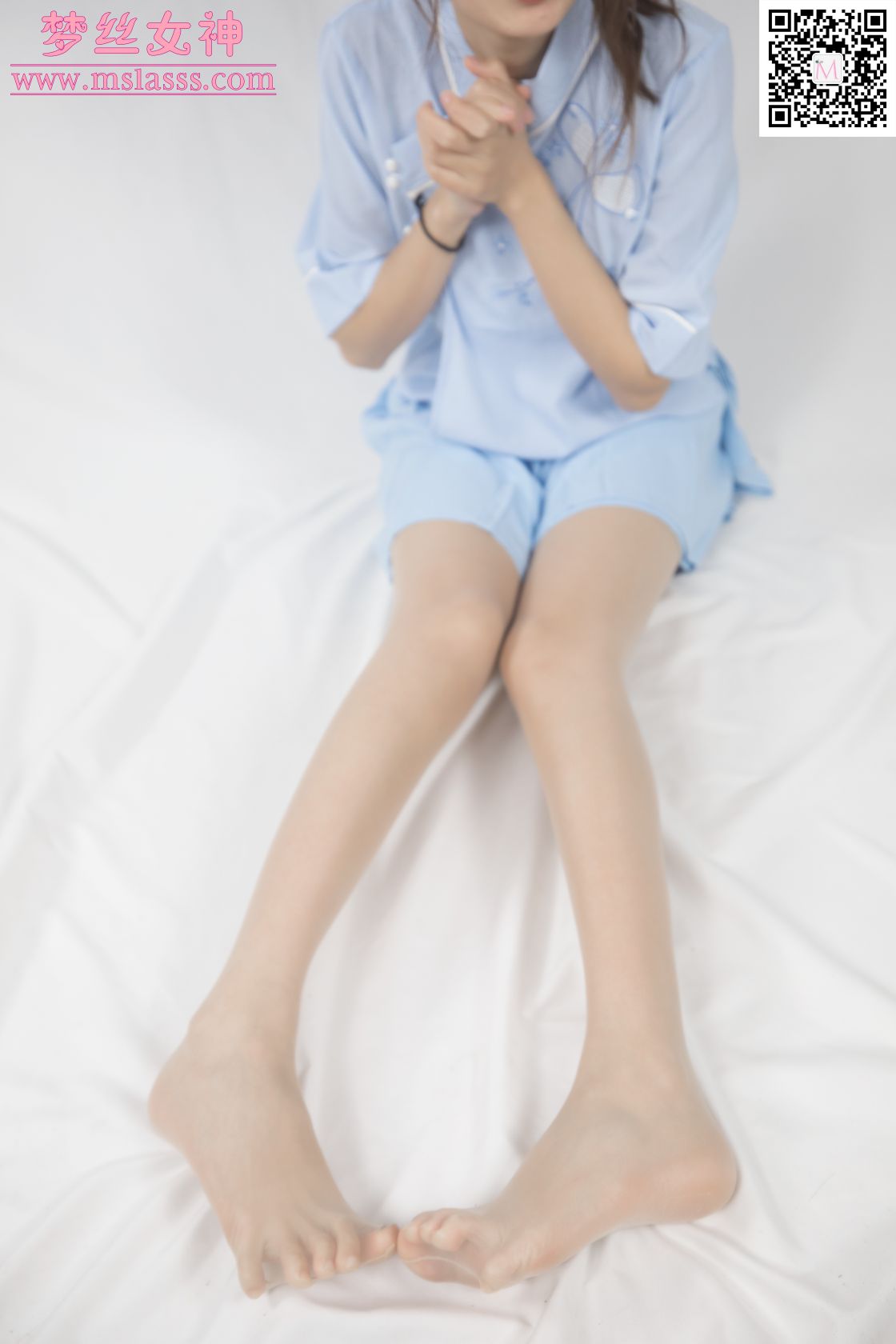 [MSLASS梦丝女神] - 玥玥 蓝色古装仙女颜值 [1.08 GB] - 图片6