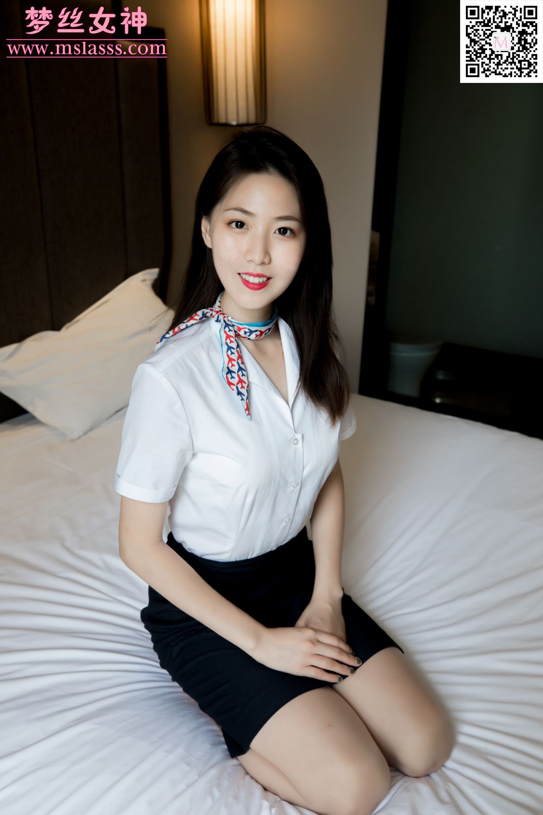 [MSLASS梦丝女神] - 芷蕾 航空校花 [477 MB] - 图片8