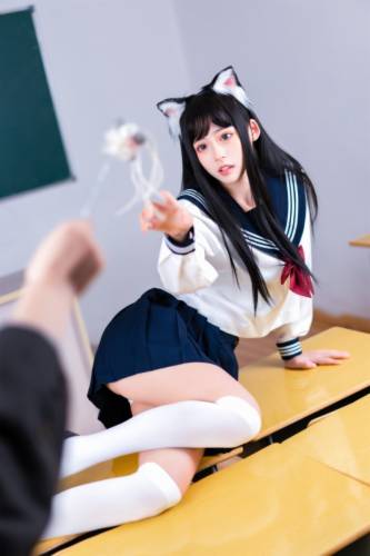 003 虫皿虫皿 猫娘jk制服 [12P81MB] - 图片2