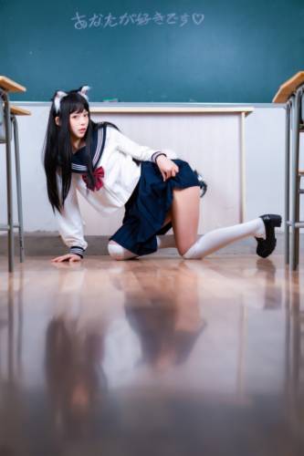 003 虫皿虫皿 猫娘jk制服 [12P81MB] - 图片3
